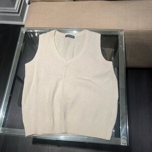 Cream Sweater Vest